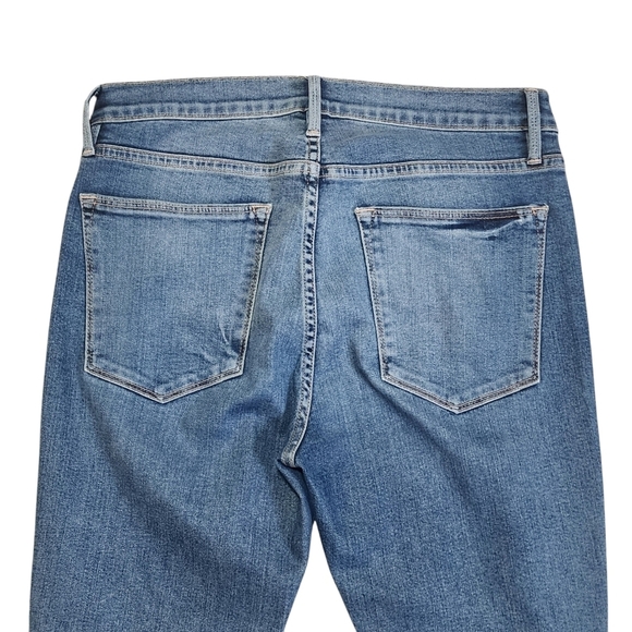 FRAME Le High Skinny Jeans - Distressed Medium Wash - 30 (10) - Picture 4 of 9